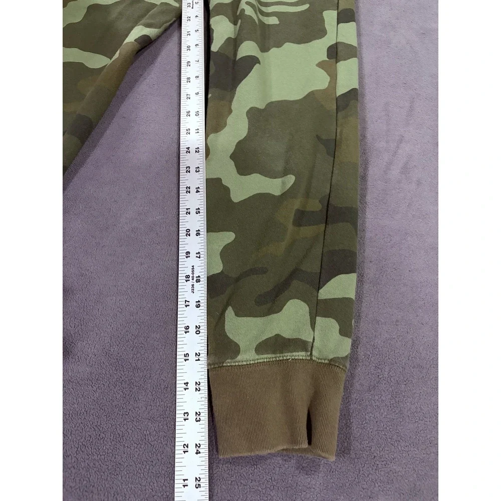 Gap Jogger Pants Kids XL Multicolor Camouflage Fleece Lined Tapered Drawstring